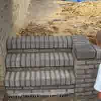 Hoeksteen antraciet 32x10 cm