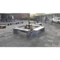 Tuinbank beton 180 cm licht antraciet