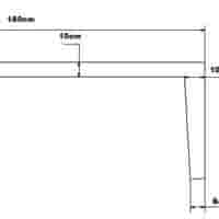 Tuinbank beton 180 cm licht antraciet