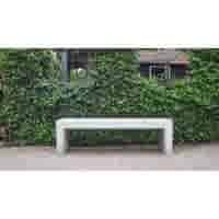 Tuinbank beton 180 cm wit/grijs