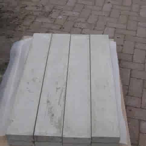 Muurafdekkers beton vlak grijs 25x100