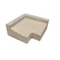 Raamdorpel beton 16x9,5/5 cm hoekstuk inwendig