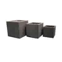 Betonnen bloembakken vierkant 60x60 en 60 cm hoog