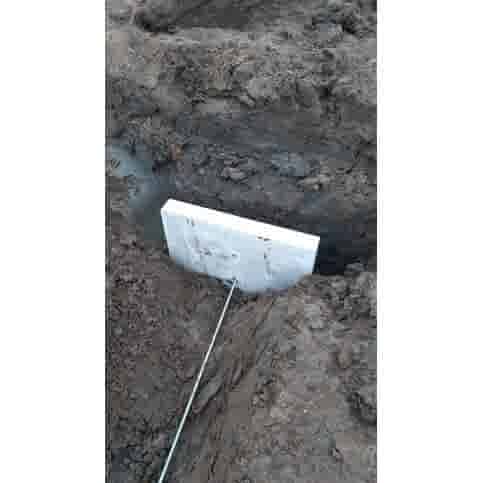 Ankerplaat beton 80x80 en 10 cm hoog