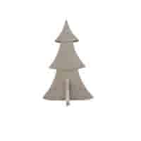 Kerstboom grijs beton 48 cm