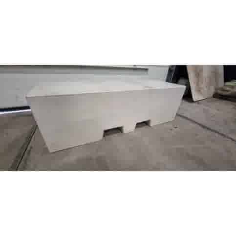 Afzetblok grijs beton met lepelgaten 156x50x50 cm
