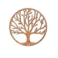 Cortenstaal wanddecoratie Tree of Life