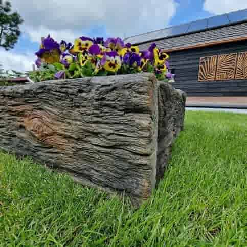 Timberstone Houtmotief staptegel driftwood 90x22,5x5 cm