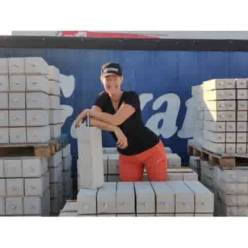 Betonpoer 15x15 en 50 cm hoog grijs M16