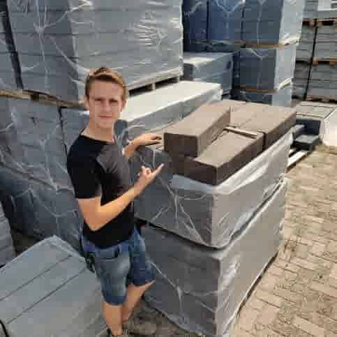 Betonbielzen 60x20x12 bruin