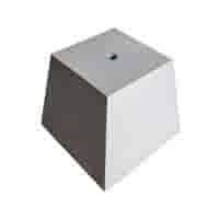 Betonpoer 20x20 en 25cm hoog grijs M24