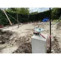 Betonpoer 15x15 en 50 cm hoog grijs M16