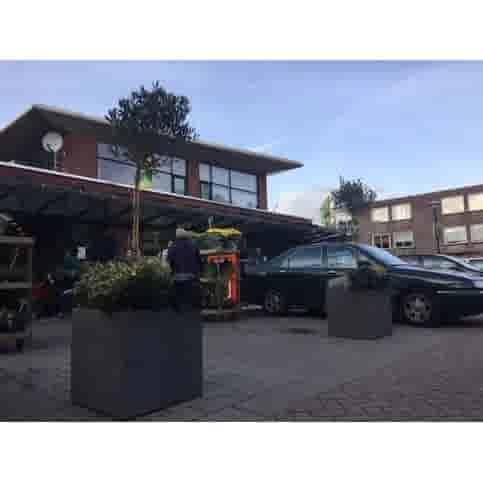 Betonnen bloembakken vierkant 50x50 en 50 cm hoog