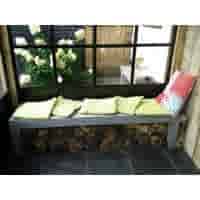 Tuinbank beton 150 cm licht antraciet Tuinbank beton 150 cm licht antraciet