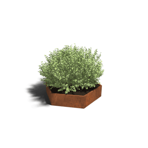 Cortenstaal plantenbak Denver 100 cm