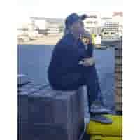 Betonpoer 15x15 en 60 cm hoog roestbruin M16