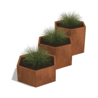 Cortenstaal plantenbak Denver special III 50 cm