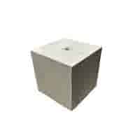 Betonpoer 20x20 en 20 cm hoog grijs M16