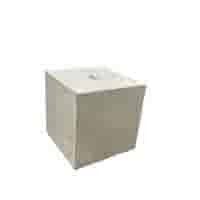 Betonpoer 20x20 en 20 cm hoog grijs M16