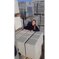 Betonpoer 30x30 en 50 cm hoog grijs M16