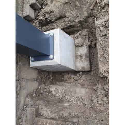 Betonpoeren 30x30x30cm grijs M16