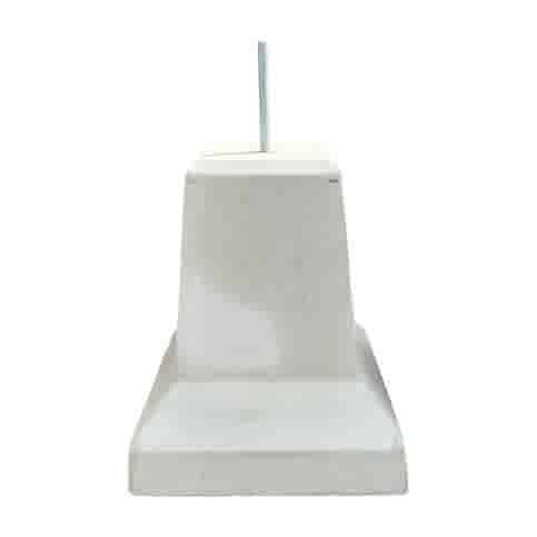 Betonpoer 20x20 en 51 cm hoog grijs M16