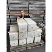 Betonpoer 25x25 en 60 cm hoog grijs M16