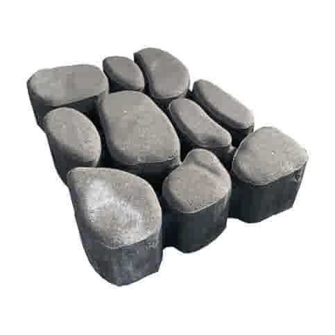 Waterdoorlatende Klimata-tegel 60x40x10 cm donkergrijs