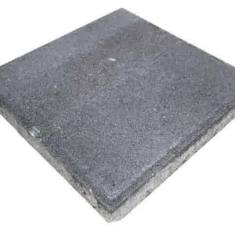 Betontegel 30x30x4,5 cm antraciet met facet