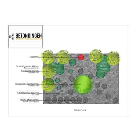 Ronde grijze staptegel 95 cm – Rustique Beton | Natuurlijk Geleefd Karakter