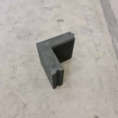 Betonband hoekstuk 6x20x25/25 cm antraciet