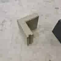 Opsluitband hoekstuk 5x15x15/15 cm grijs