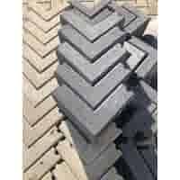 Opsluitband hoekstuk 5x15x15/15 cm grijs