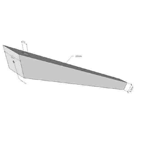 Betonnen steunpaal 200 cm