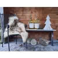 Kerstboom grijs beton 48 cm