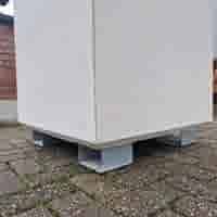 Betonnen bloembakken vierkant XL 80x80 en 80 cm hoog