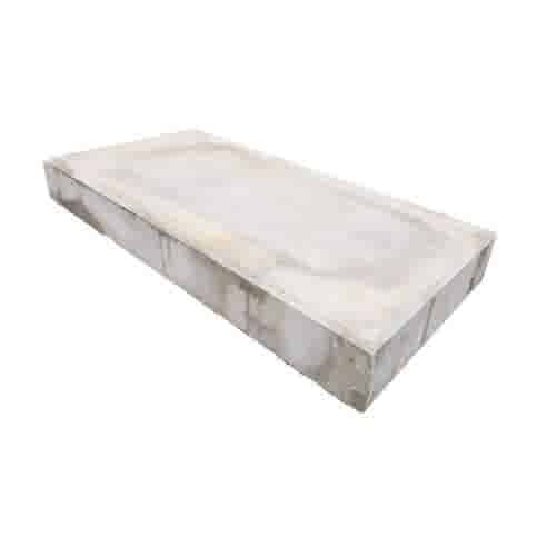 Betonnen traptrede 15x60x120 cm grijs met antislip