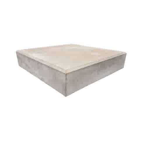 Betonnen traptrede 15x60x60 cm grijs met antislip