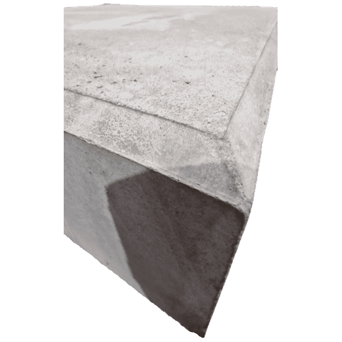 Betonnen traptrede 15x60x60 cm grijs met antislip