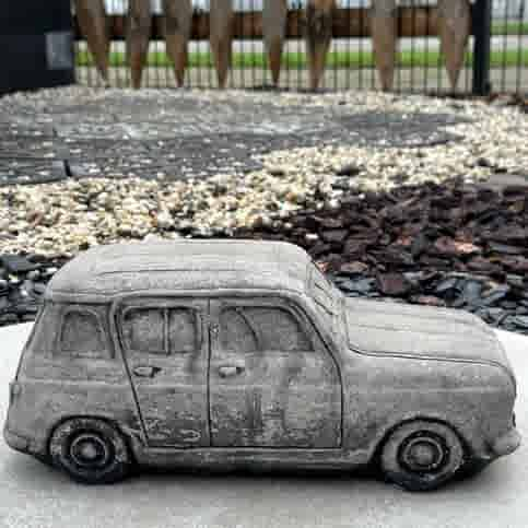 Auto van beton (merk) Renault 4 (groot)