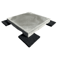 Draintegel grijs 30x30 cm en 3,5/4,5 cm dik