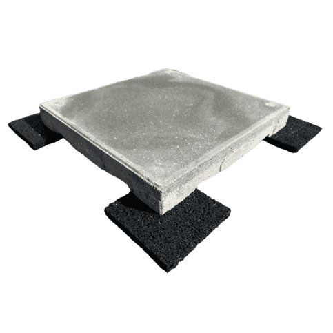 Draintegel grijs 30x30 cm en 3,5/4,5 cm dik