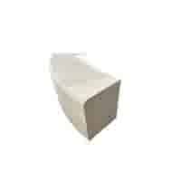 Betonnen bank bocht