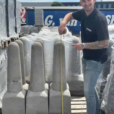 Amsterdammertje type 2 grijs 105 cm