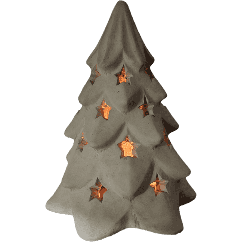 Betonnen Kerstboom H 34 cm