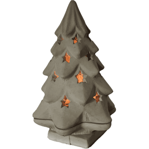 Betonnen Kerstboom H 42 cm