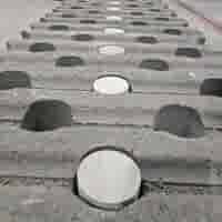 Markeringsdoppen Wit beton Markeringsdoppen Wit beton