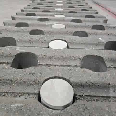 Markeringsdoppen Wit beton