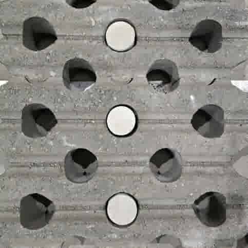 Markeringsdoppen Wit beton