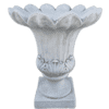 Moderne bloempot met blad uitstraling 72 cm